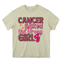 Mossy cancer picked the wrong girl Heavy Core Tee - NancyCooperArtShop