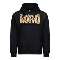 Black the lord is my light and my salvation Urban Hoodie - CowhideDigitalArt