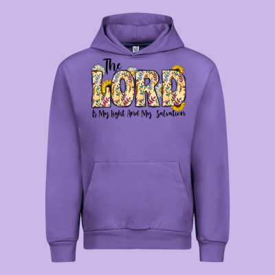 The Lord Is My Light And My Salvation Urban Hoodie Designed By Cowhidedigitalart