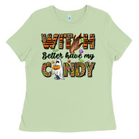 Matcha Witch better have my candy Ladies Tee - NancyCooperArtShop