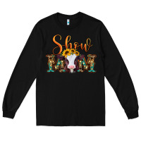 Black show mom baby cow Long Sleeve Tee - Jasminsmagicworld