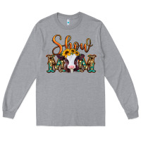 Heather Grey show mom baby cow Long Sleeve Tee - Jasminsmagicworld
