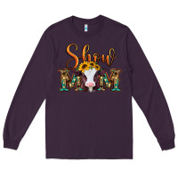 Plum show mom baby cow Long Sleeve Tee - Jasminsmagicworld