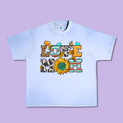 Love Mom Urban Heavy Tee Designed By Lillyallendesigns