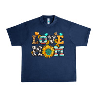 Navy love mom Urban Heavy Tee - LillyAllenDesigns