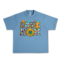 Pebble Blue love mom Urban Heavy Tee - LillyAllenDesigns