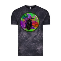Cloud Black halloween round earrings Vintage Tee - BundleAndBundleShop