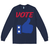Navy Vote Long Sleeve Tee - Bettercallsaul