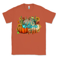 Copper Welcome Fall Pumpkins Classic Tee - BundleAndBundleShop