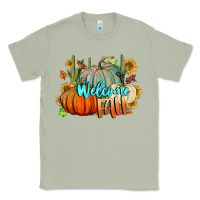 Matcha Welcome Fall Pumpkins Classic Tee - BundleAndBundleShop