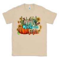 Mushroom Welcome Fall Pumpkins Classic Tee - BundleAndBundleShop