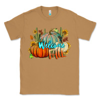 Toasted Coconut Welcome Fall Pumpkins Classic Tee - BundleAndBundleShop