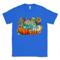 True Royal Welcome Fall Pumpkins Classic Tee - BundleAndBundleShop