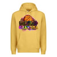 Antique Gold basketball grandma Premium Hoodie - OliviaCreatesArt