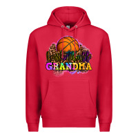 Cardinal basketball grandma Premium Hoodie - OliviaCreatesArt