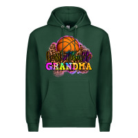 Sports Green basketball grandma Premium Hoodie - OliviaCreatesArt