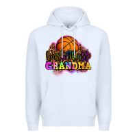 White basketball grandma Premium Hoodie - OliviaCreatesArt