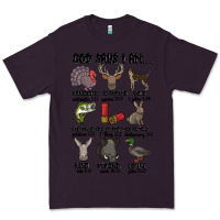 Plum god says i am hunting Premium Tee - MaliasSmallBusiness