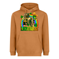 Meerkat luckysaurus St. Patricks Day Heavyweight Hoodie - FaDigitalArtStudio