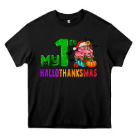 Black my first hallothanksmas Heavy Core Tee - AdoDesignShop