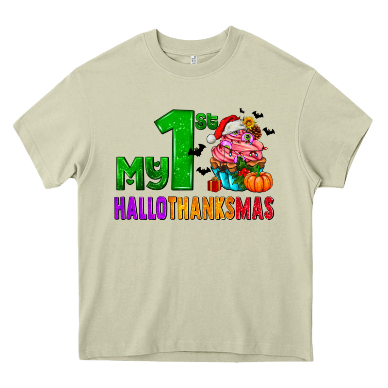 My First Hallothanksmas Heavy Core Tee by AdoDesignShop | Teevron