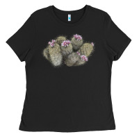 Black cob beehive cactus Ladies Tee - LillyAllenDesigns