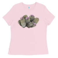 Bubblegum Pink cob beehive cactus Ladies Tee - LillyAllenDesigns