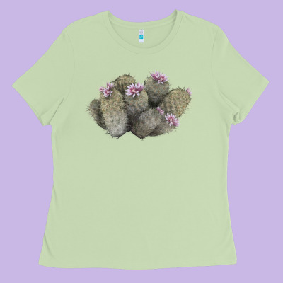 Cob Beehive Cactus Ladies Tee Designed By Lillyallendesigns