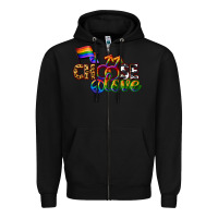 Black Western choose love Zipper Hoodie - CowGirlArtShop