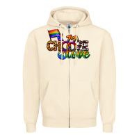 Western Choose Love Zipper Hoodie | Teevron