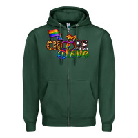 Sports Green Western choose love Zipper Hoodie - CowGirlArtShop
