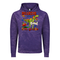 Cloud Purple roaring into 6th grade Vintage Hoodie - BundleAndBundleShop