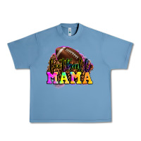 Pebble Blue football mama Urban Heavy Tee - LillyAllenDesigns