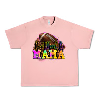 Salmon football mama Urban Heavy Tee - LillyAllenDesigns