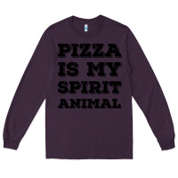 Plum Pizza Is My Spirit Animal Long Sleeve Tee - Bettercallsaul