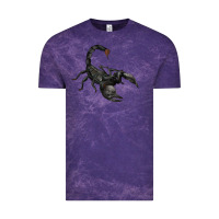 Cloud Purple scorpion Vintage Tee - JahusDesignShop