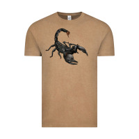 Vintage Coffee scorpion Vintage Tee - JahusDesignShop