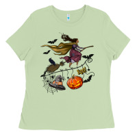 Matcha Witch Ladies Tee - NancyCooperArtShop