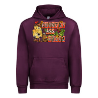 Mauve Wine Country Ass Chick Urban Hoodie - CowhideDigitalArt