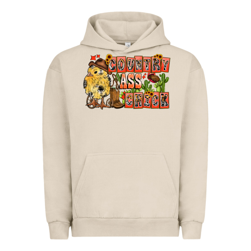 Country Ass Chick Urban Hoodie by CowhideDigitalArt | Teevron