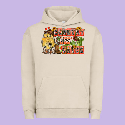 Country Ass Chick Urban Hoodie Designed By Cowhidedigitalart