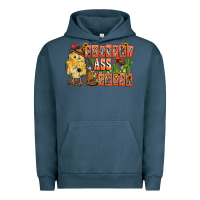 Pigment Midnight Navy Country Ass Chick Urban Hoodie - CowhideDigitalArt