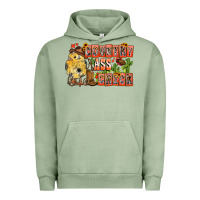 Pigment Oil Green Country Ass Chick Urban Hoodie - CowhideDigitalArt