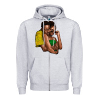 Heather Grey Black couple Zipper Hoodie - HowdyJamesFarm