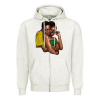 Oatmeal Heather Black couple Zipper Hoodie - HowdyJamesFarm