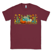 Burgundy welcome fall Classic Tee - BundleAndBundleShop