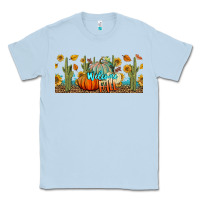 Dusty Blue welcome fall Classic Tee - BundleAndBundleShop