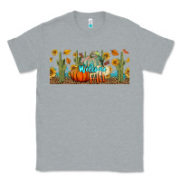 Heather Grey welcome fall Classic Tee - BundleAndBundleShop
