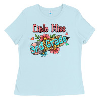 Baby Blue little miss third grade Ladies Tee - Jasminsmagicworld