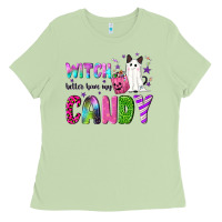 Matcha Witch better have my candy Ladies Tee - NancyCooperArtShop